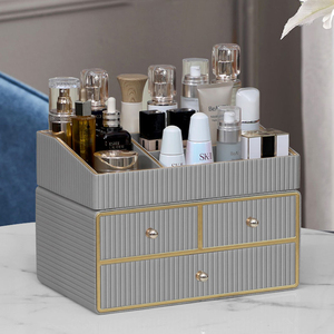 MAVOBO Boîte de Rangement de Maquillage et Cosmétiques de Luxe en Cuir pour Bureau, Organisateur à Tiroirs Exquis et Luxueux - Product Image 5