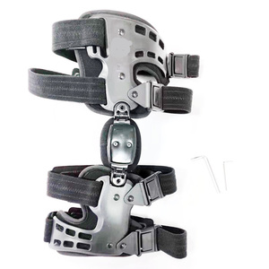 Orthèse de soutien du genou à charnière pour le soulagement de la douleur médicale, arthrose réglable, attelle de genou déchargée pour les fractures - Product Image 3