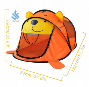 YF-W3103 mềm đồ chơi dễ thương Polyester động vật di động bé cắm trại lều chống muỗi có thể gập lại teepee trẻ em Pop chơi lều - Product Image 6