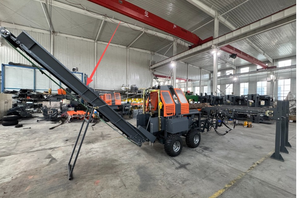 Machinerie forestière : Fendeuse de bûches mobile hydraulique, électrique, <span class=keywords><strong>à</strong></span> essence ou diesel, <span class=keywords><strong>tractée</strong></span> par tracteurs de 8t, 12t, 20t, 25t, 30t, 50t - Product Image 4