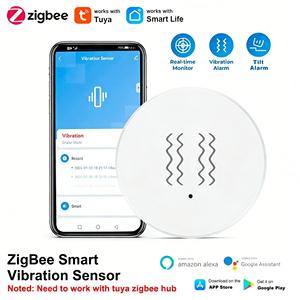 Sensor de Vibración Zigbee SIXWGH, Alarma Inteligente de Caída, Sensibilidad Ajustable, Notificación en Tiempo Real, Compatible con Tuya, Alexa y <span class=keywords><strong>Google</strong></span> - Product Image 1