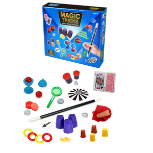 Set di Trucchi Magici in Plastica per Bambini, 45 Trucchi Facili, Bacchetta Levitante, Istruzioni Passo-Passo, Guida Video con Codice QR per Spettacoli e Feste - Product Image 4