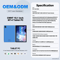 Tablet con Pantalla de Protección de 10.1 Pulgadas, 16 GB + 256 GB, Tipo-C, 5G WiFi + 2 SIM, Android 15, Play Store, Tablet Dual SIM
