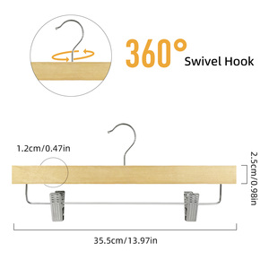 Vendita calda gonna regolabile Pant Hangers clip per guardaroba negozi di vestiti alberghi supermercati abbigliamento uomo - Product Image 3