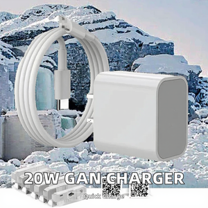 Cargador PD de 20W de Alta Calidad para iPhone 16 12 <span class=keywords><strong>13</strong></span> 14 15 <span class=keywords><strong>Pro</strong></span> Cargador Rápido para Teléfono Cable USB-C Empaquetado en Caja Producto GAN UE - Product Image 2