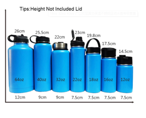 Bouteille d'eau de sport à large bouche, Double paroi isolée sous vide, bouteille à Shaker en acier inoxydable avec fenêtre Visible - Product Image 5