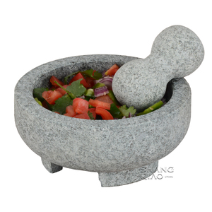 <span class=keywords><strong>Molcajete</strong></span> de Granito y Mortero para Moler Hierbas y Especias, Herramienta Natural para Guacamole, Gran Venta - Product Image 4