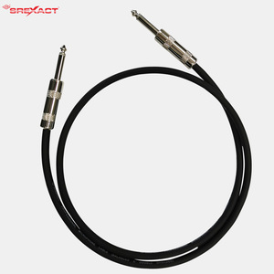 สายกีตาร์แจ็ค1/4นิ้ว6.35มม. ตัวผู้สายสัญญาณเสียงโมโนสำหรับชิ้นส่วนเครื่องสายและอุปกรณ์เสริม - Product Image 2