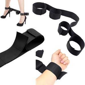 Distribuidor Mayorista de Artículos BDSM, Juego de Restricciones para Muñecas y Tobillos con Arnés, Juego SM, Diversión Sexy, Compra al por Mayor, Personalizable - Product Image 4