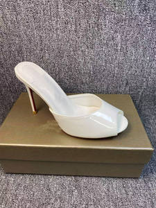 Scarpe da Donna con Tacco a Spillo di Lusso firmate 2025 con Suola Rossa in <span class=keywords><strong>Pelle</strong></span> Nera, Scarpe Eleganti a Punta Comode e Antiscivolo - Product Image 6