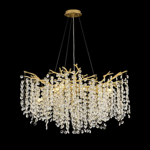<span class=keywords><strong>Lampadario</strong></span> <span class=keywords><strong>Moderno</strong></span> a Rami d'Albero, Lampadari in Cristallo per <span class=keywords><strong>Sala</strong></span> <span class=keywords><strong>da</strong></span> Pranzo, <span class=keywords><strong>Lampadario</strong></span> a Fiocco di Neve per Soggiorno e Isola della Cucina - Product Image 1