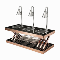 Table de Buffet Mobile Multifonctionnelle Personnalisable – Module pour Hôtels, Restaurants, Buffets Extérieurs, Chariot de Restauration avec Chauffage Électrique Facile