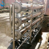 Forage puits eau uv ro système de purification de l'eau industrielle à grande échelle osmose inverse système de purification de l'eau