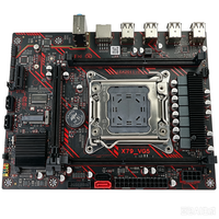 Placa Base X79 LGA2011-0 para CPU Xeon E5, Doble DDR3, M.2 NVME, SATA, PCIE, USB2.0, TPM, LAN, para Juegos y Estaciones de Trabajo