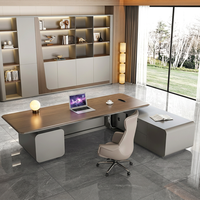 Meubles de bureau commerciaux Bureau de direction Bureau de direction moderne Bureau de direction en forme de L Bureau de direction modulaire Bureau de direction de luxe