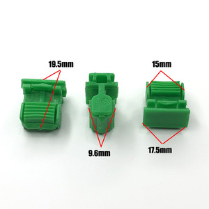Clip de panel de puerta automático, sujetador de pilar A B C de 19.5mm, 15mm, 9.6mm para reparación y reemplazo de molduras de coches de la serie Volkswagen - Product Image 1