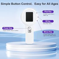 Portable 200X HD Digital Magnifier Manual Focus Microscope Camera Toy With LED Light Support Picture Video