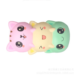 Cute Cartoon Silicone Cat Stack <b>Squishy</b> Toy Soft Promotional Gift For Events - Product Image 4