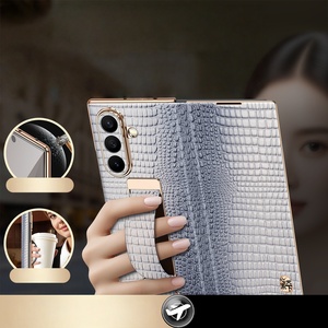 เคสโทรศัพท์ <span class=keywords><strong>Samsung</strong></span> Z <span class=keywords><strong>Fold</strong></span> 8 ultra ลายหนังจระเข้ แบบฝาพับแม่เหล็ก พร้อมสายคล้องมือ ใช้ได้กับ <span class=keywords><strong>Samsung</strong></span> Z <span class=keywords><strong>Fold</strong></span> 8765 - Product Image 5