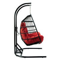 Chaise de balançoire de patio à dossier réglable ergonomique confortable pour une longue relaxation