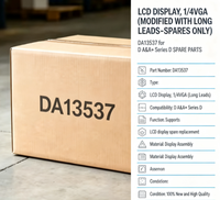 LAYAR LCD, 1/4VGA (DIMODIFIKASI DENGAN KABEL PANJANG - HANYA SPARE PART) DA13537 untuk SERI D A&A+ SPARE PART D