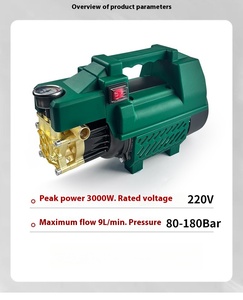 Tragbare elektrische Hochdruck-Hand waschanlage Fabrik versorgung für Hausgarten und Auto waschanlage Neuzustand - Product Image 2