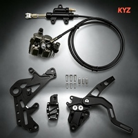 Kit de frein à pied en aluminium CNC Tuttio Soleil 01, support double étrier, ensemble d'étrier de frein arrière pour vélo électrique de course Surron Ultra Bee