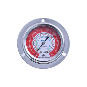 Manomètre analogique en acier inoxydable pour réfrigération R22 R134A R404 - Product Image 1