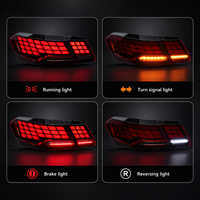 Feux arrière à LED BK pour Mercedes Classe E W212 E260, design écailles de dragon OLED, clignotants séquentiels, Plug & Play