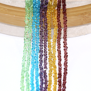 Cuentas de cristal facetadas triangulares de 2/3/4/6mm a la moda para fabricación de joyería DIY pulsera collar pendiente encantos cuentas de semillas de vidrio - Product Image 6