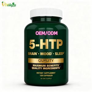 OEM/ODM 5-<span class=keywords><strong>HTP</strong></span> 200mg Capsules Plus Calcium pour l'humeur, le sommeil favorise l'humeur calme et détendue Supplément 5 <span class=keywords><strong>HTP</strong></span> - Product Image 1
