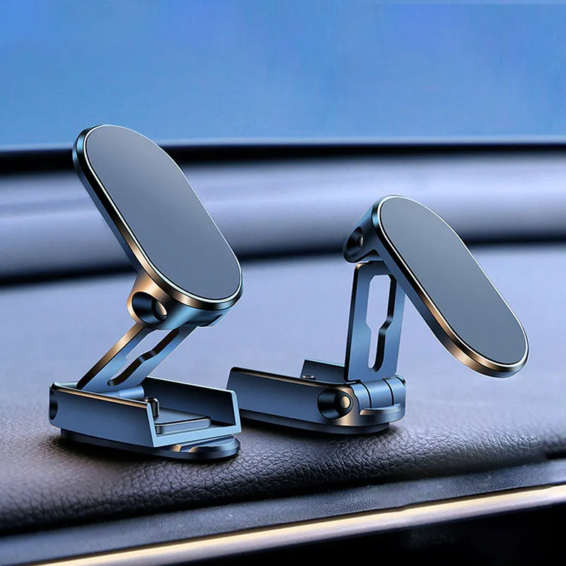 Laudtec Foldable Magnetic Phone Holder in Car GPS Air Vent Mount Magnet CellPhone Stand Portable Car Mobile Support for iPhone