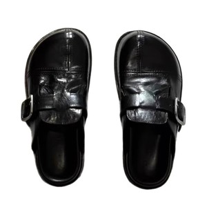 Mules pour femmes de style japonais et britannique, design de niche, à bout large, à plateforme, à enfiler, sans talon, pour l'extérieur - Product Image 2