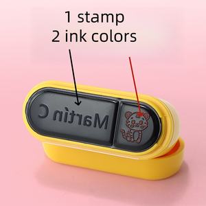 Tampons Personnalisés en Plastique Lavable pour Tissus et Vêtements avec <span class=keywords><strong>Nom</strong></span> - Product Image 3