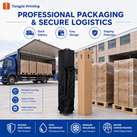 Tente pliante à structure en aluminium, imperméable, gazebo 10x10 10x20, pour événements en plein air, fêtes, salons professionnels, impression de logo personnalisée