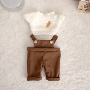 Conjunto de Ropa para Muñecas: Sombrero, Suéter, Pantalones con Tirantes y Zapatos, Conjunto de Ropa para Muñecas Articuladas Españolas, Suéter + Pantalones con Tirantes - Product Image 2