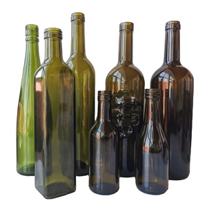 Bouteille <span class=keywords><strong>de</strong></span> vin classique 750 ml vert foncé [Bouteille en verre] [Bouteille <span class=keywords><strong>Bordeaux</strong></span>] pour stockage en vrac en vignoble - Product Image 3