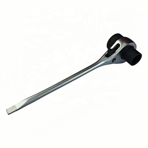 Clé à cliquet 13x19mm Scrench, outil d'entretien de tronçonneuse, double embout universel 13mm 19mm, embout de tournevis à douille combinée en T - Product Image 1