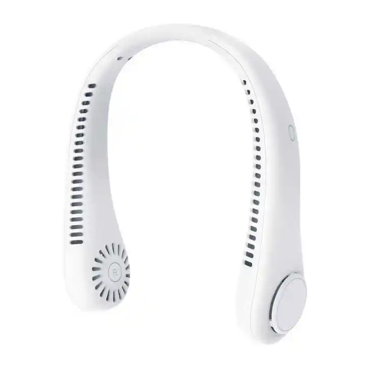 Custom Logo USB 360 degree rotating eyelash dryer china cooling mini fan 2 in 1 portable hanging neck fan