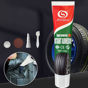 غراء فوري مقاوم للماء 50 جم لإصلاح السيارة مانع تسرب نعل مطاطي قابل للارتداء للبناء والنقل سيليكون - Product Image 1