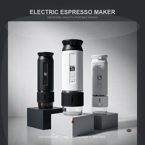 Cafetera Portátil de Acero Inoxidable con Alimentación USB, Compatible con Cápsulas y Café Molido, con Interruptor para Preparación en Frío/Caliente, Ideal para Autocaravanas - Product Image 1