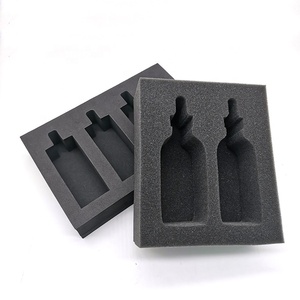 Boîte personnalisée découpée en <span class=keywords><strong>mousse</strong></span> d'emballage pour flacon compte-gouttes insert en <span class=keywords><strong>mousse</strong></span> éponge PU absorbant les chocs emballage <span class=keywords><strong>de</strong></span> produits <span class=keywords><strong>forme</strong></span> personnalisée - Product Image 2