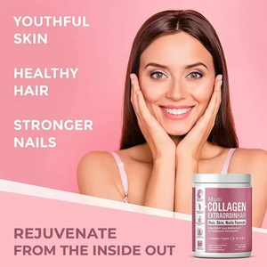 OEM all'ingrosso Multi collagene peptidi in polvere per capelli di pelle Nials prodotto di bellezza per adulti collagene peptidi integratore - Product Image 2