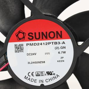 Ventilateur axial de refroidissement pour armoire et onduleur SUNON PMD2412PTB3-A (2).GN 120x120x25mm 24VDC 280mA 6.7W 3600RPM 120CFM à roulement à billes - Product Image 6