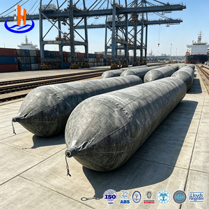 Airbag Marino de Caucho Reforzado con Cordón de 8 Capas para Lanzamiento y Rescate de Barcos — Certificado ISO 14409 BV CCS - Product Image 1