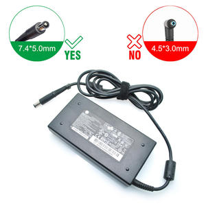 อะแดปเตอร์แล็ปท็อป 120W 19.5V 6.15A  แหล่งจ่ายไฟสำหรับแล็ปท็อป  ขนาดหัวเสียบ 7.4 x 5.0 มม. สำหรับ H - Product Image 2