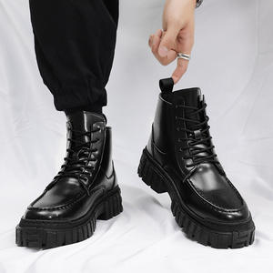 Bottes coupe-vent inspirées du style britannique, best-sellers pour hommes, automne/hiver 2024, bottes Martin, chaussures pour hommes classiques et polyvalentes - Product Image 4