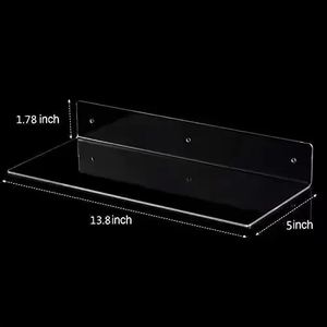 Nổi Giày hiển thị cho Treo Tường-Thiết lập của 6 Float Acrylic kệ treo tường để giới thiệu Sneaker Bộ sưu tập Acrylic kệ - Product Image 2