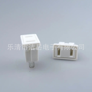 Prise murale industrielle AC-09, 2 broches, type carte, sans mise à la terre, pour audio-vidéo, plastique, 125V - Product Image 5