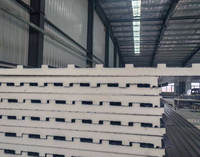 Panneau sandwich en polyuréthane imperméable de type Grande Muraille, isolation thermique pour mur d'atelier